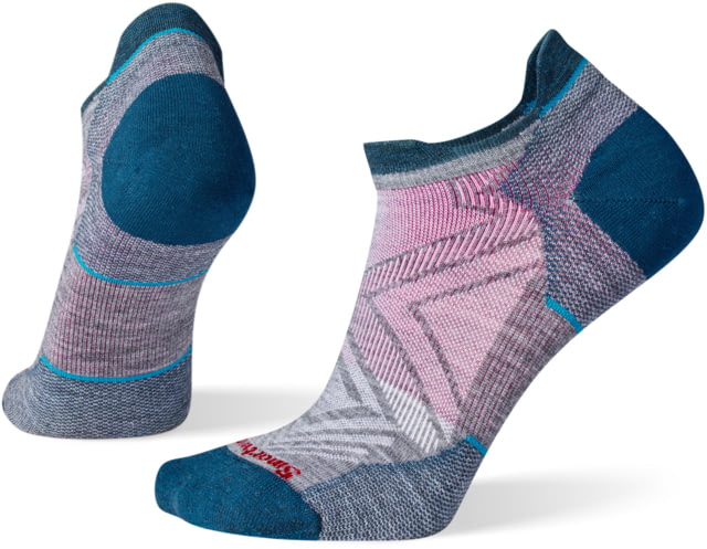 Smartwool Run Zero Cushion Low Ankle Socks - Women's 052 Medium Gray Small