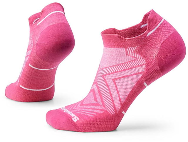 Smartwool Run Zero Cushion Low Ankle Socks - Womens Power Pink Small