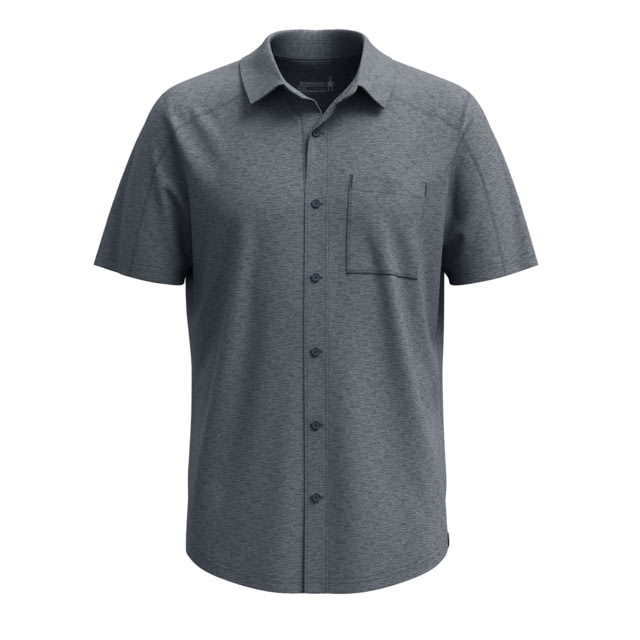 Smartwool Short Sleeve Button Down - Men's Charcoal Heather Extra Large