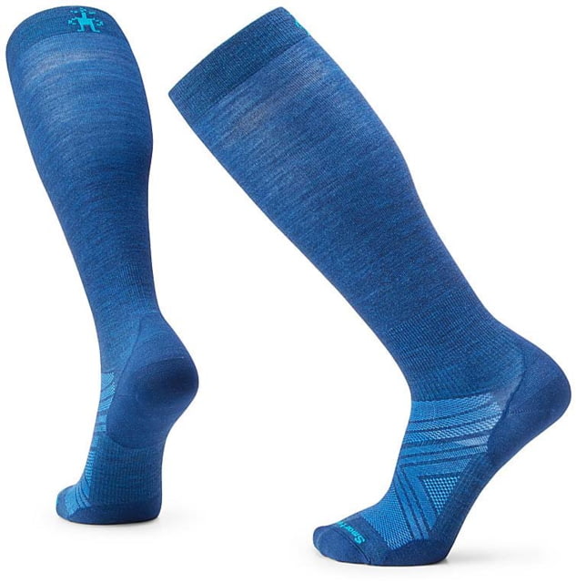 Smartwool Ski Zero Cushion Extra Stretch OTC Socks - Mens Alpine Blue Medium