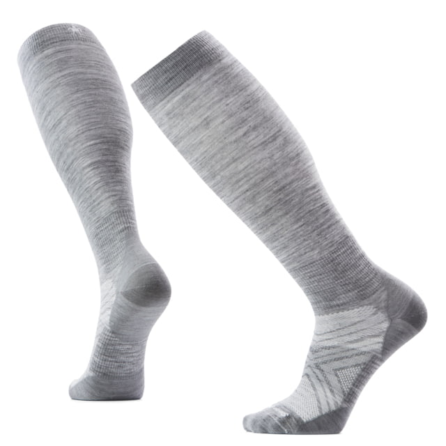 Smartwool Smartwool Ski Zero Cushion OTC Socks - Men's Light Gray Medium