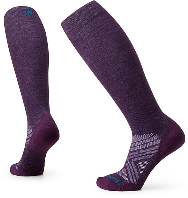 Smartwool Ski Zero Cushion OTC Socks - Womens Purple Iris Large
