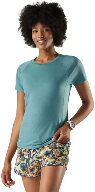 Smartwool Smartwool Active Ultralite T-Shirt - Women's Dusty Teal Small - $70.00 at CampSaver.com