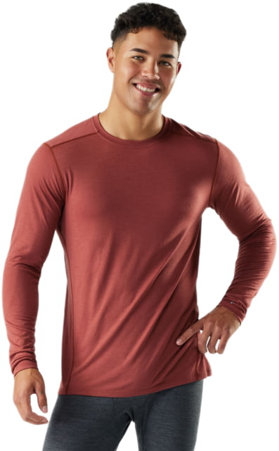Smartwool Smartwool Classic Thermal Merino Base Layer Crew - Men's Deep Navy Donegal Medium