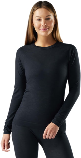Smartwool Smartwool Intraknit Merino Base Layer Crew - Women's Black Small