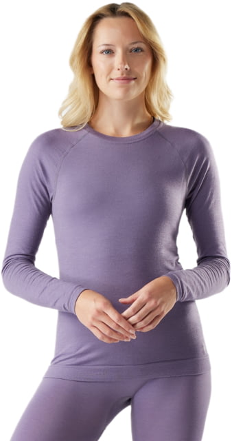 Smartwool Smartwool Intraknit Merino Base Layer Crew - Women's Purple Storm Large