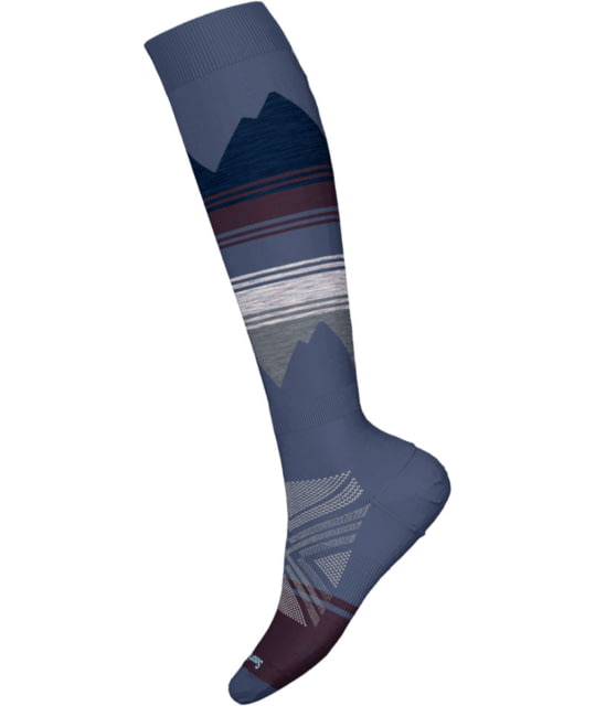 Smartwool Smartwool Ski Targeted Cushion Pattern OTC Socks - Women's Nightfall Blue Medium