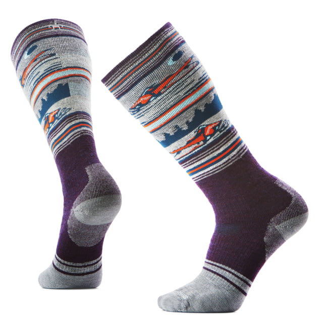 Smartwool Smartwool Snowboard Full Cushion Snowmobile OTC Socks - Men's Purple Iris Medium