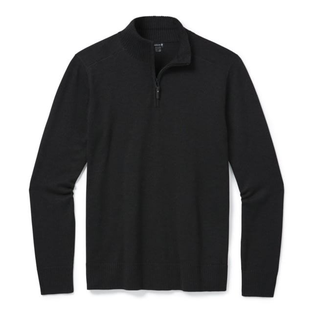 Smartwool Sparwood Half Zip Sweater - Men's Charcoal Heather Extra Large
