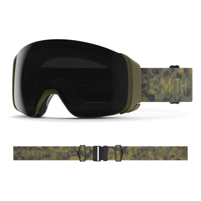 Smith 4D Mag Goggles ChromaPop Sun Black Lens Vintage Camo