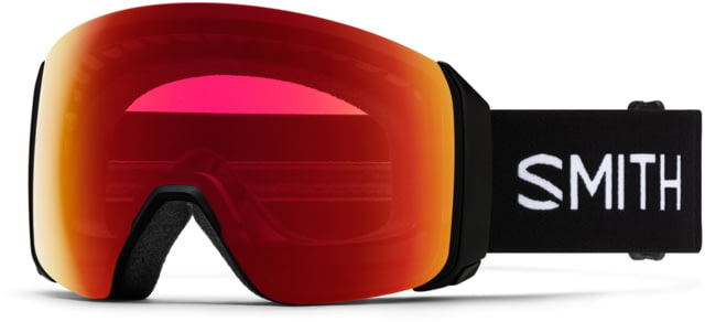 Smith Smith 4D Mag XL Goggle MAG Series Black ChromaPop Photochromic Red Mirror Lens - $378.00 at CampSaver.com
