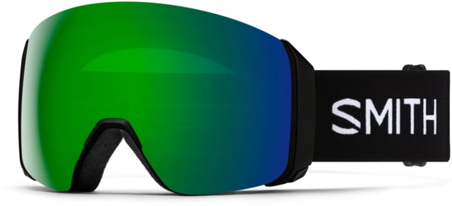 Smith 4D Mag XL Goggle MAG Series Black ChromaPop Sun Green Mirror Lens