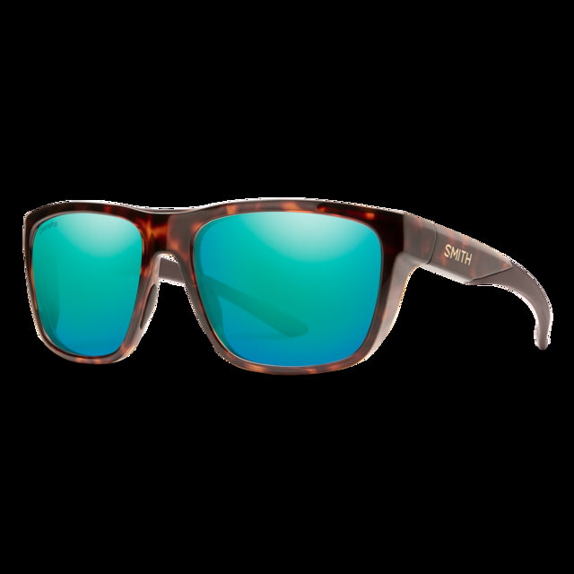 Smith Optics Barra Sunglasses Tortoise Frame ChromaPop Polarized Opal Mirror Lens