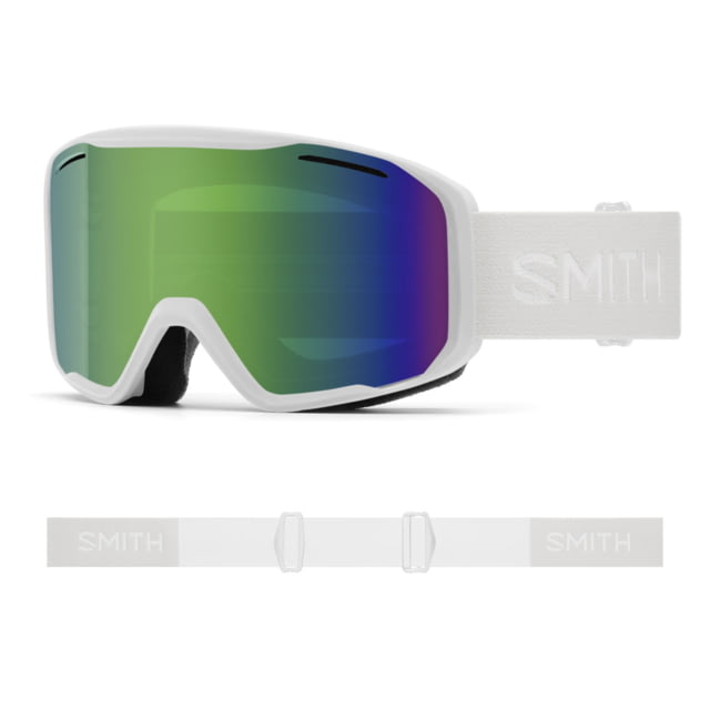 Smith Blazer Goggles Green Sol-X Mirror Lens White