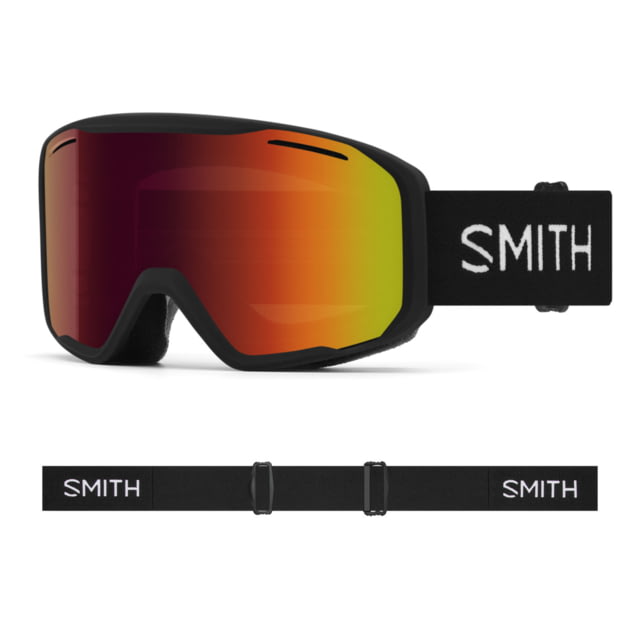 Smith Blazer Goggles Red Sol-X Mirror Lens Black