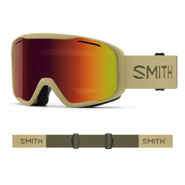 Smith Blazer Goggles Red Sol-X Mirror Lens Sandstorm Forest