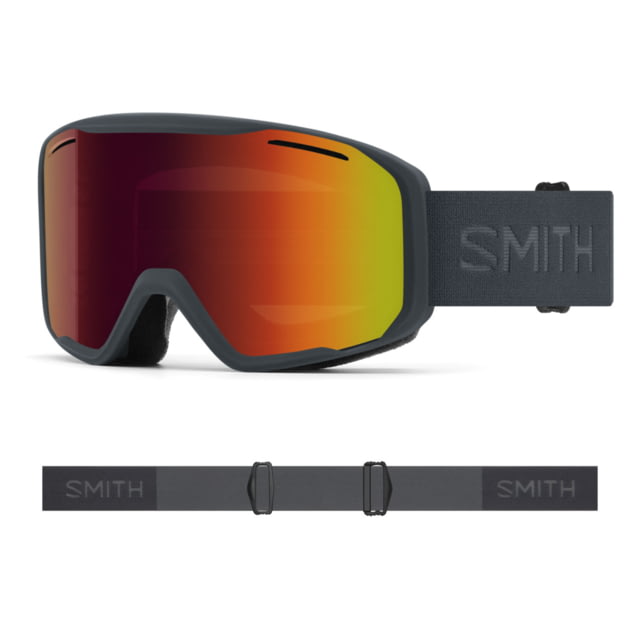 Smith Blazer Goggles Red Sol-X Mirror Lens Slate