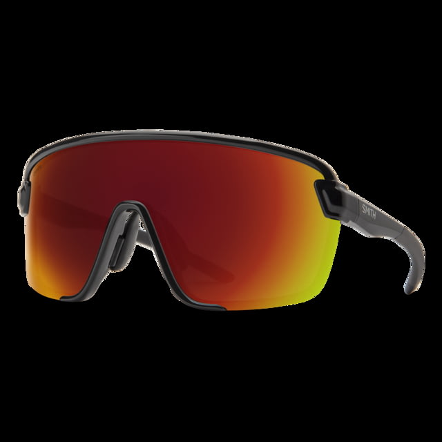 Smith Bobcat Sunglasses Black Frame ChromaPop Red Mirror Lens