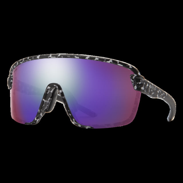 Smith Bobcat Sunglasses Matte Black Marble Frame ChromaPop Violet Mirror Lens