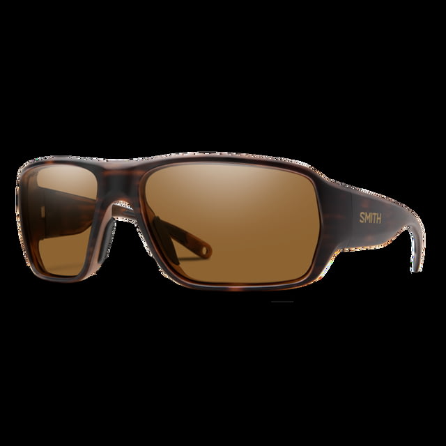 Smith Castaway Sunglasses Matte Tortoise Frame ChromaPop Glass Polarized Brown Lens
