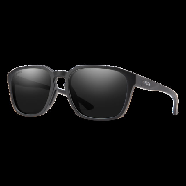 Smith Contour Sunglasses Matte Black Frame ChromaPop Polarized Black Lens