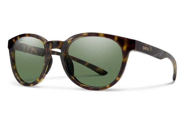 Smith Eastbank Sunglasses Vintage Tortoise Frame ChromaPop Polarized Gray Green Lens