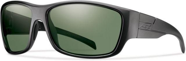 Smith Frontman Elite Sunglasses ChromaPop Polarized Gray Green Lens Black Frame