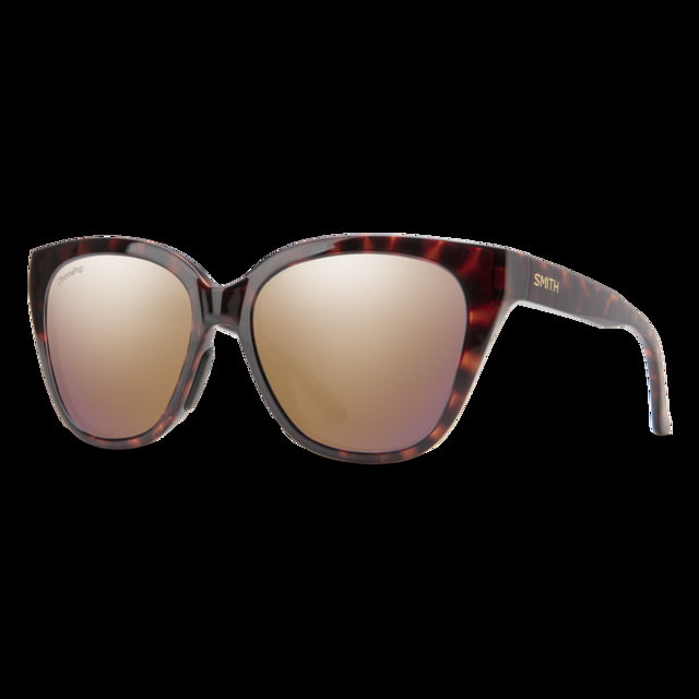Smith Era Sunglasses Tortoise Frame ChromaPop Polarized Rose Gold Mirror Lens
