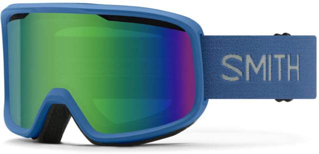 Smith Frontier Goggle Airflow Series True Blue Green Sol-X Mirror Lens
