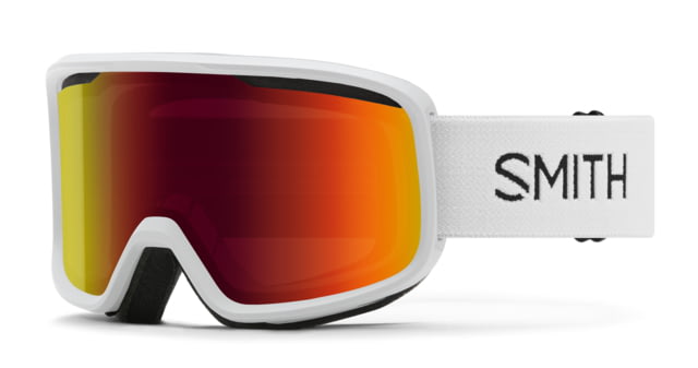 Smith Frontier Goggles White Red Sol-X Mirror