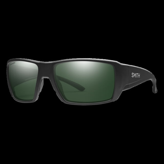 Smith Optics Smith Optics Guide's Choice XL Sunglasses Matte Black Frame ChromaPop Polarized Gray Green Lens