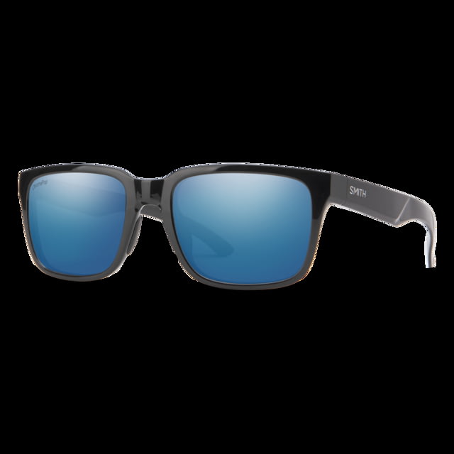 Smith Headliner Sunglasses Black Frame ChromaPop Polarized Blue Mirror Lens