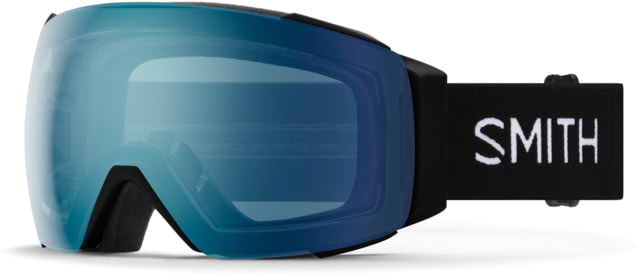 Smith I/O Mag Goggle MAG Series Black ChromaPop Everyday Blue Mirror Lens