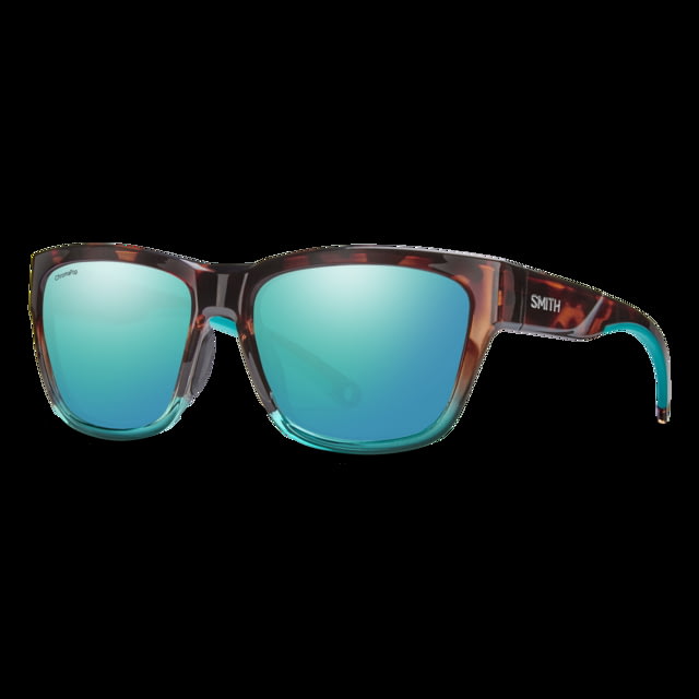 Smith Joya Sunglasses Opal Fade Frame ChromaPop Polarized Opal Mirror Lens