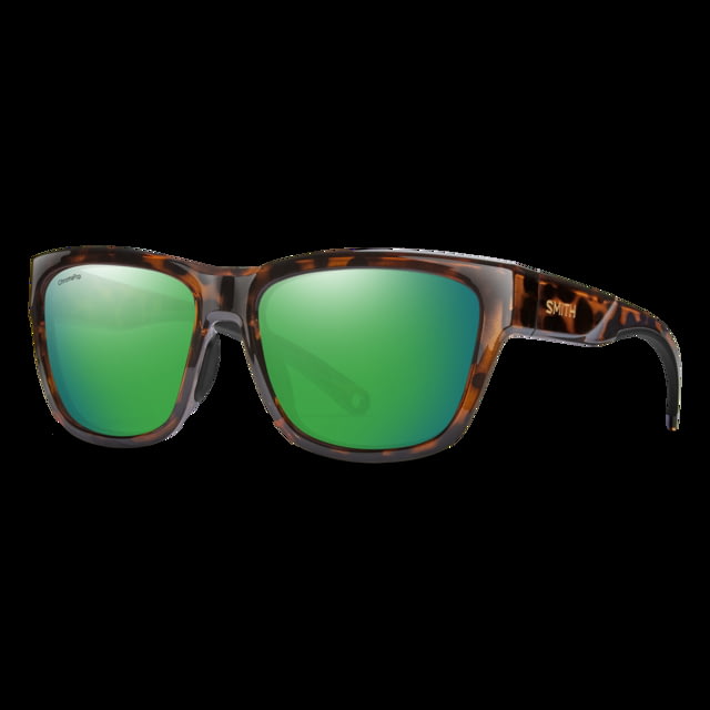 Smith Joya Sunglasses Tortoise Frame ChromaPop Glass Polarized Green Mirror Lens