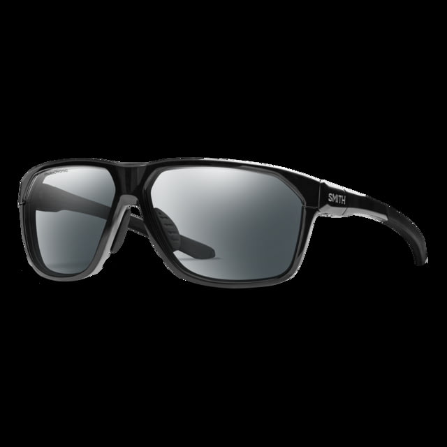 Smith Leadout PivLock Sunglasses Black Frame Photochromic Clear to Gray Lens
