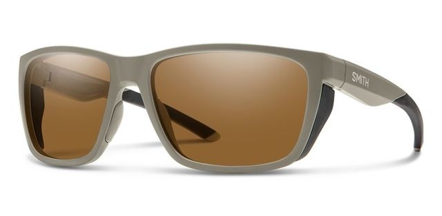 Smith Longfin Elite Sunglasses Tan 499 Frame Brown Lens