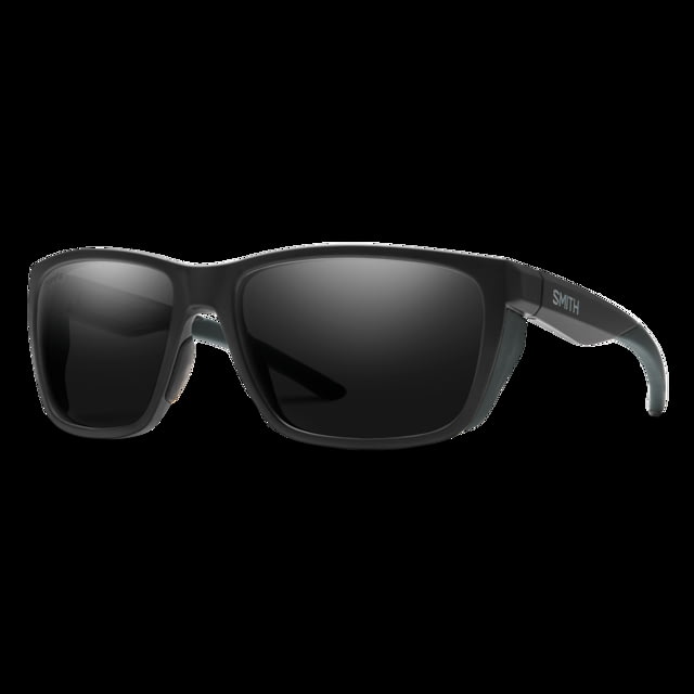 Smith Optics Longfin Sunglasses Matte Black Frame ChromaPop Polarized Black Lens