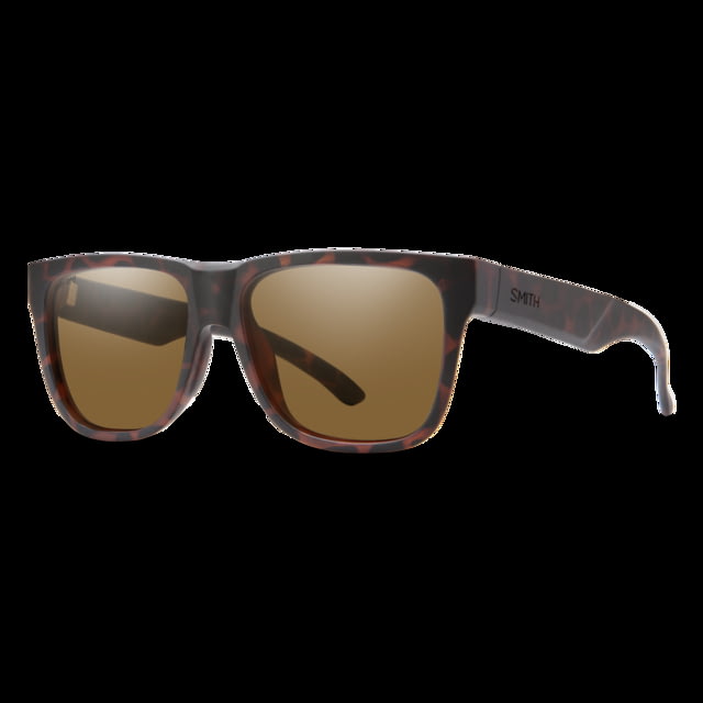 Smith Lowdown 2 Core Sunglasses Matte Tortoise Frame Polarized Brown Lens