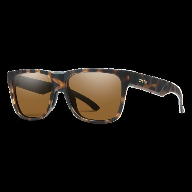 Smith Lowdown 2 Sunglasses Matte Tortoise Frame ChromaPop Polarized Brown Lens