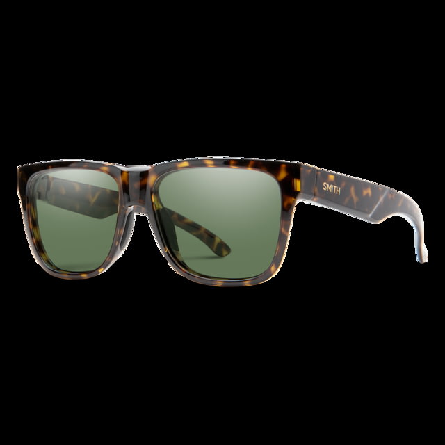 Smith Lowdown 2 Sunglasses Vintage Tortoise Frame ChromaPop Polarized Gray Green Lens