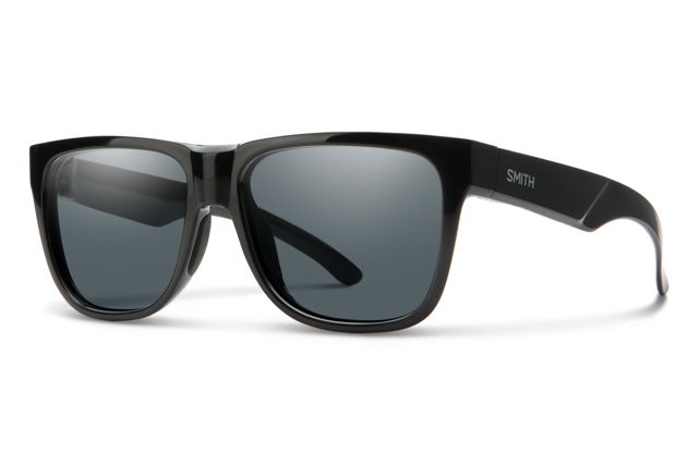 Smith Lowdown 2 Sunglasses Black Frame Polarized Gray Lens