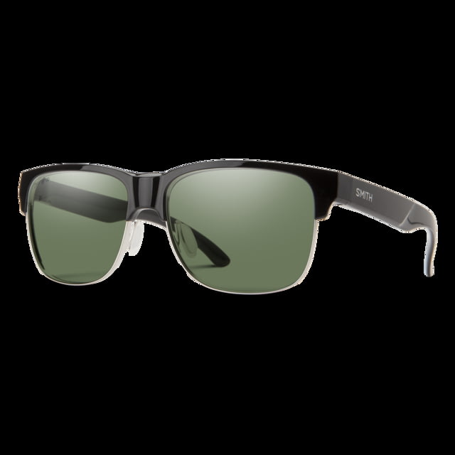 Smith Lowdown Split Sunglasses Black Frame ChromaPop Polarized Gray Green Lens