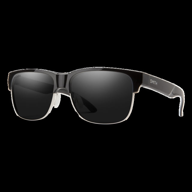 Smith Lowdown Split Sunglasses Matte Black Frame ChromaPop Polarized Black Lens