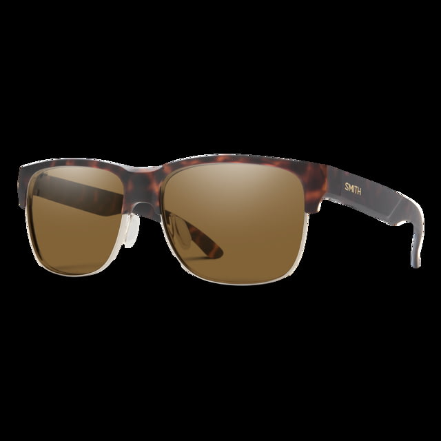 Smith Lowdown Split Sunglasses Matte Tortoise Frame ChromaPop Polarized Brown Lens