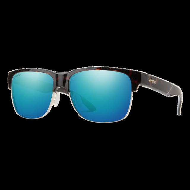 Smith Lowdown Split Sunglasses Tortoise Frame ChromaPop Polarized Opal Mirror Lens