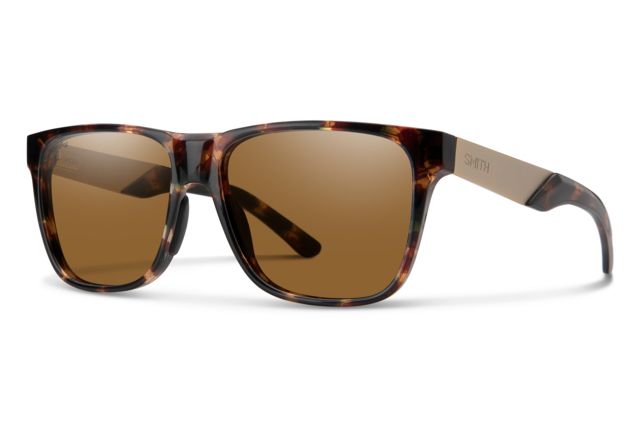 Smith Lowdown Steel Sunglasses Dark Tortoise Frame ChromaPop Polarized Brown Lens