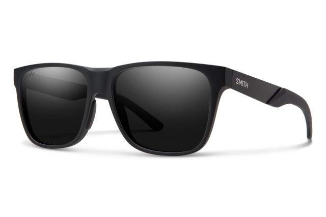 Smith Lowdown Steel Sunglasses Matte Black Frame Chromapop Polarized Black Lens