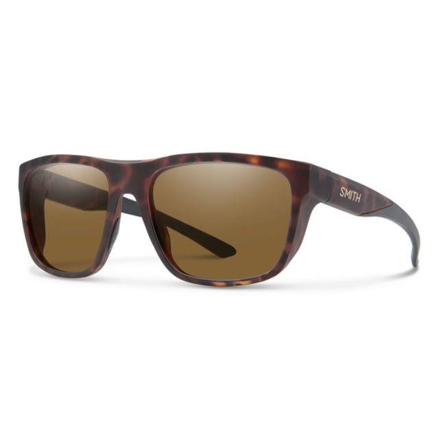 Smith Optics Barra Sunglasses Matte Tortoise Frame Polarized Brown Lens