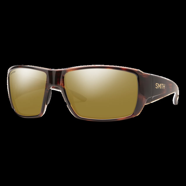 Smith Optics Guide's Choice Sunglasses ChromaPop Glass Polarized Bronze Mirror Lens Tortoise Frame